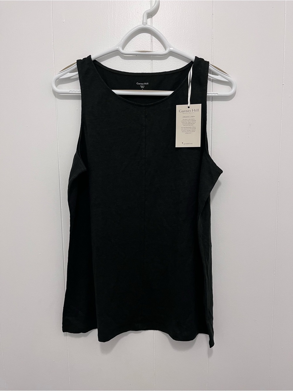 NEW Garnet Hill Linen Tank